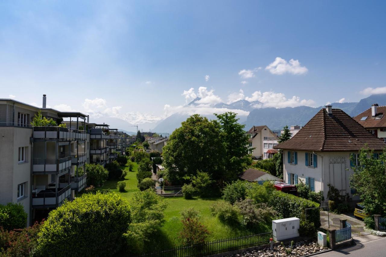 Urban Cube mit Sauna Thun Bagian luar foto